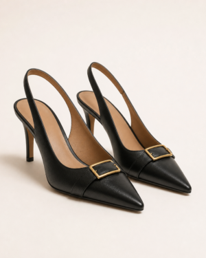 Hugo Slingback Leather Pumps