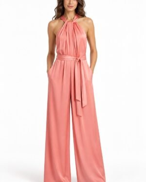 DRAPED OCCASION JUMPSUIT
